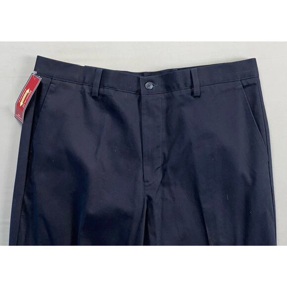 Dockers Classic Fit Original Khaki Flat Front Chino. Navy, Men's 36X32. NWT! - Picture 4 of 7